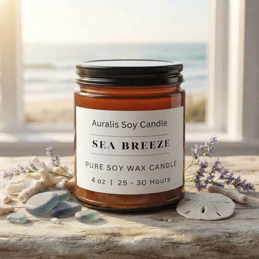 Unscented | 4oz Amber Jar Candle