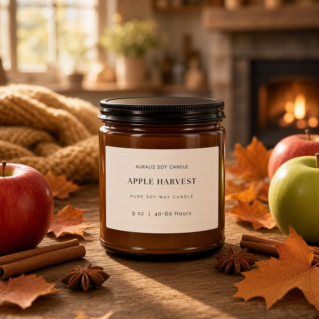 Apple Harvest | 9oz Amber Jar Candle