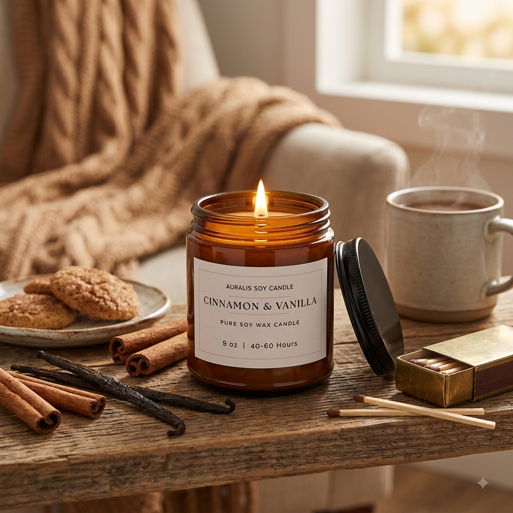 Apple Harvest | 9oz Amber Jar Candle