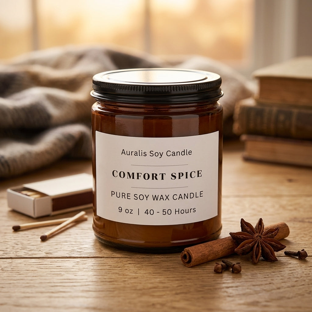 Apple Harvest | 9oz Amber Jar Candle