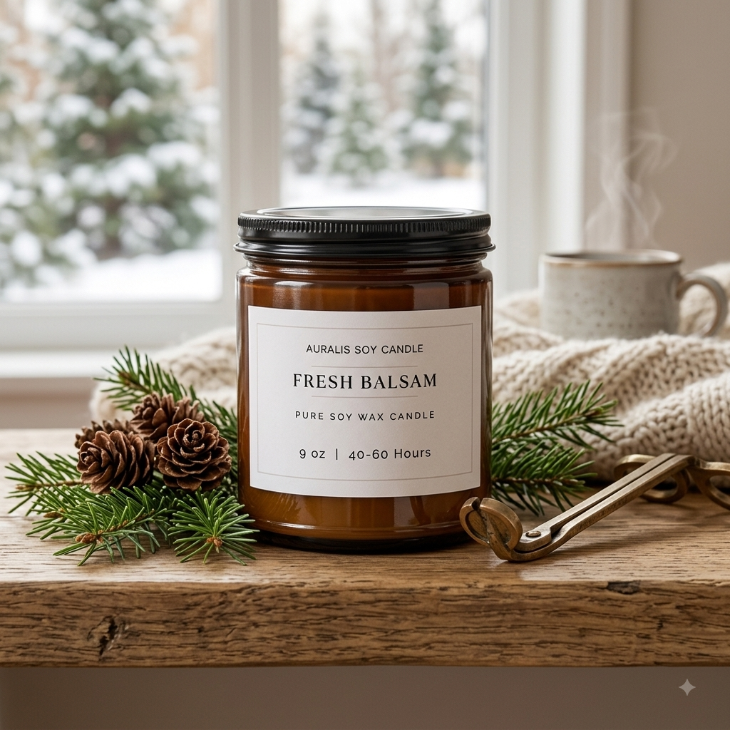 Apple Harvest | 9oz Amber Jar Candle