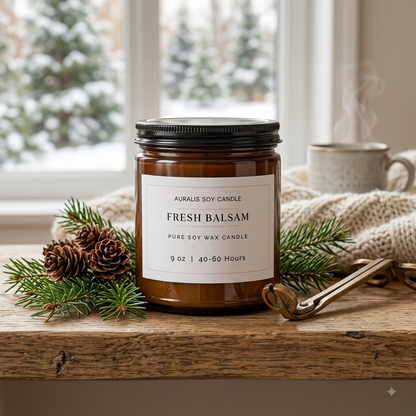 Apple Harvest | 9oz Amber Jar Candle