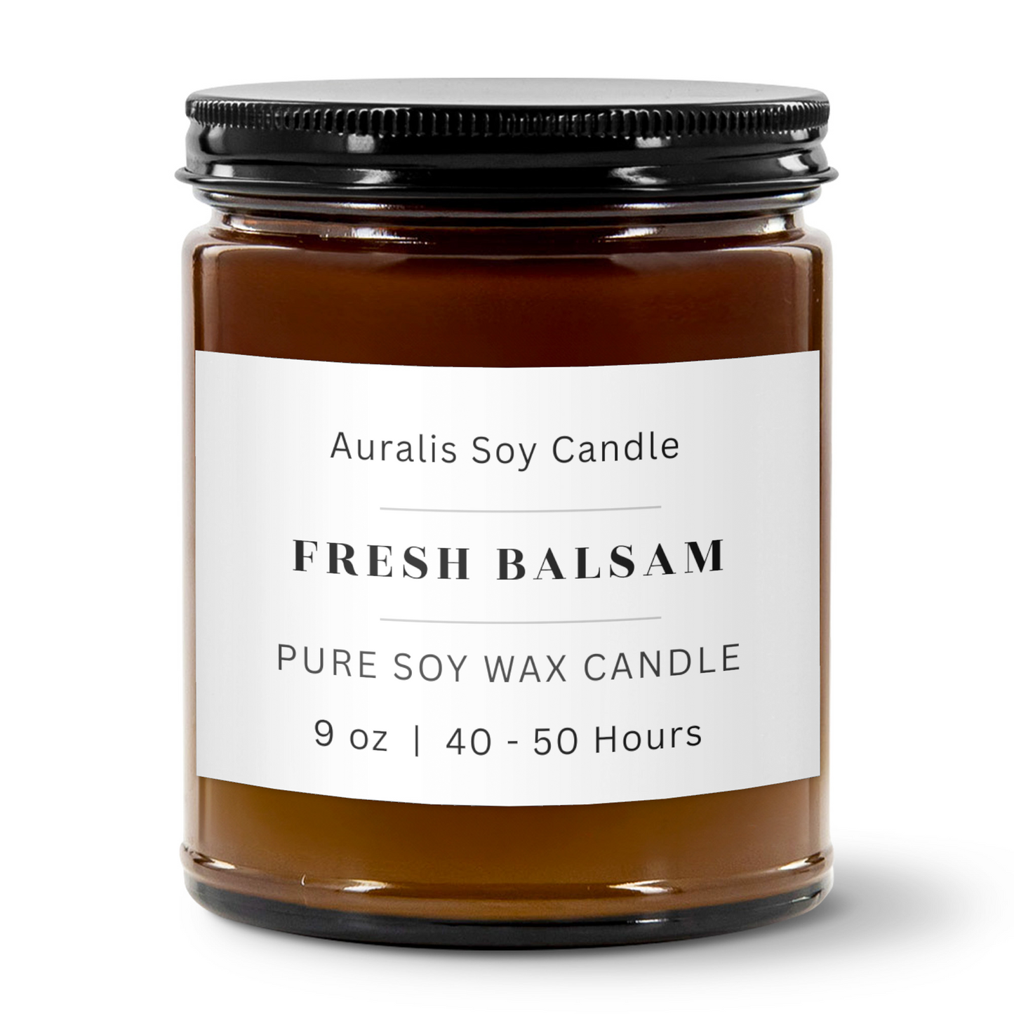 Fresh Balsam | 9oz Amber Jar Candle